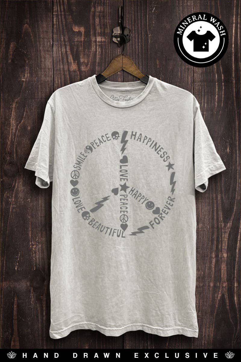 Peace Sign Graphic Top
