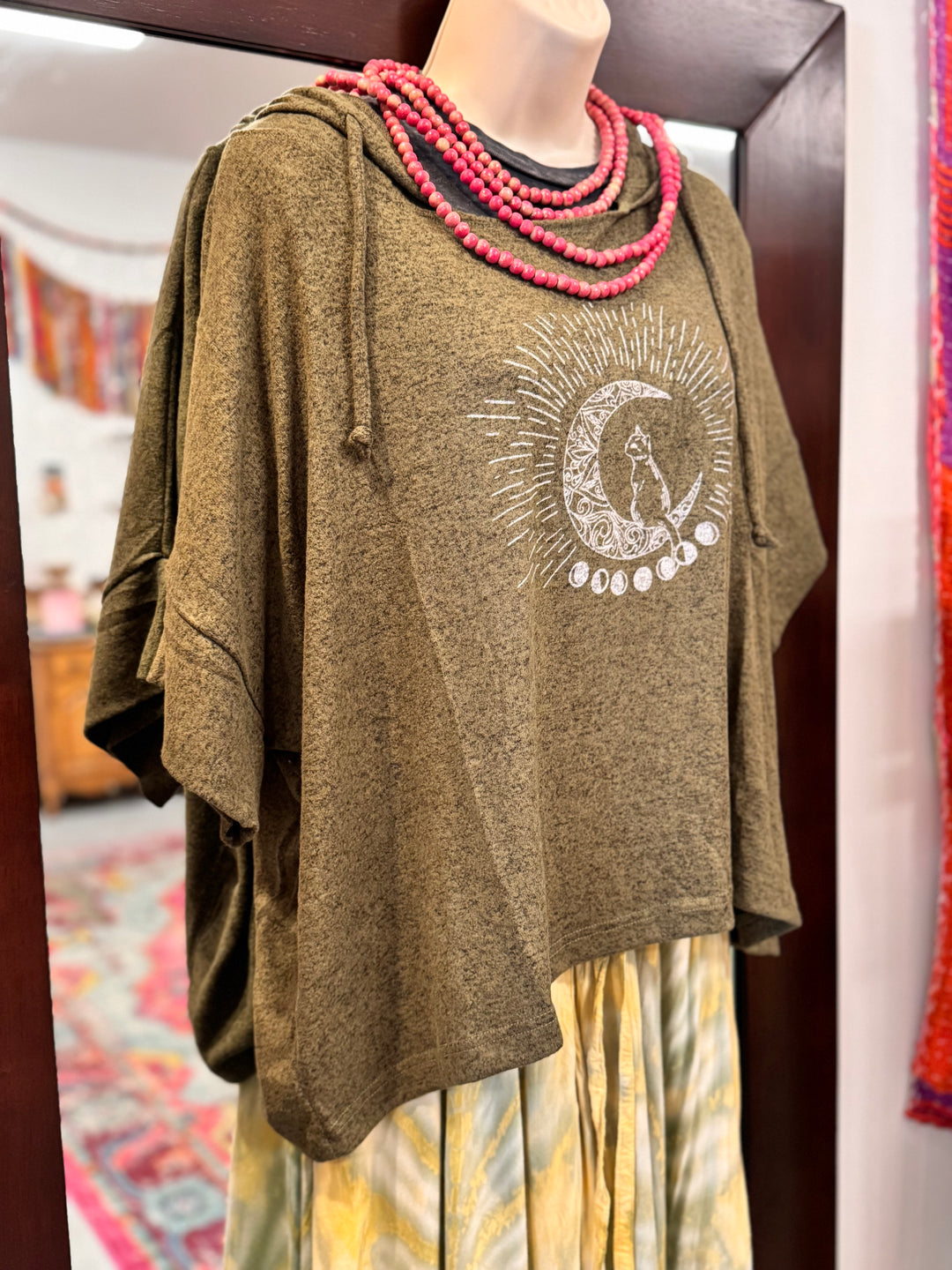 Lunar Cat Oversize Soft Sweater