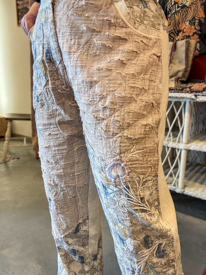 Patchwork Lilac Pants