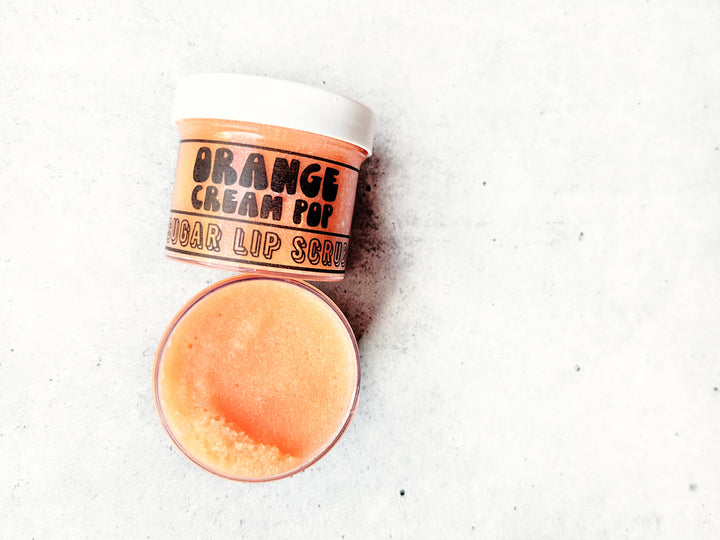 Orange Cream Pop Lip Scrub | Vegan Skincare | Cruelty Free