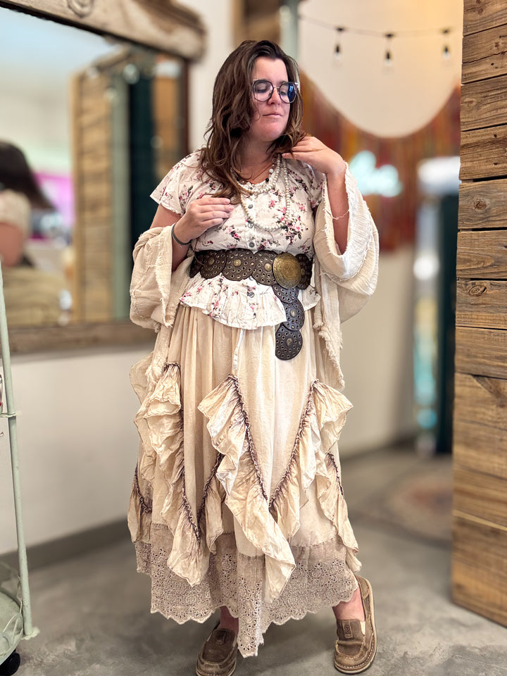 Ruffle Layered Skirt