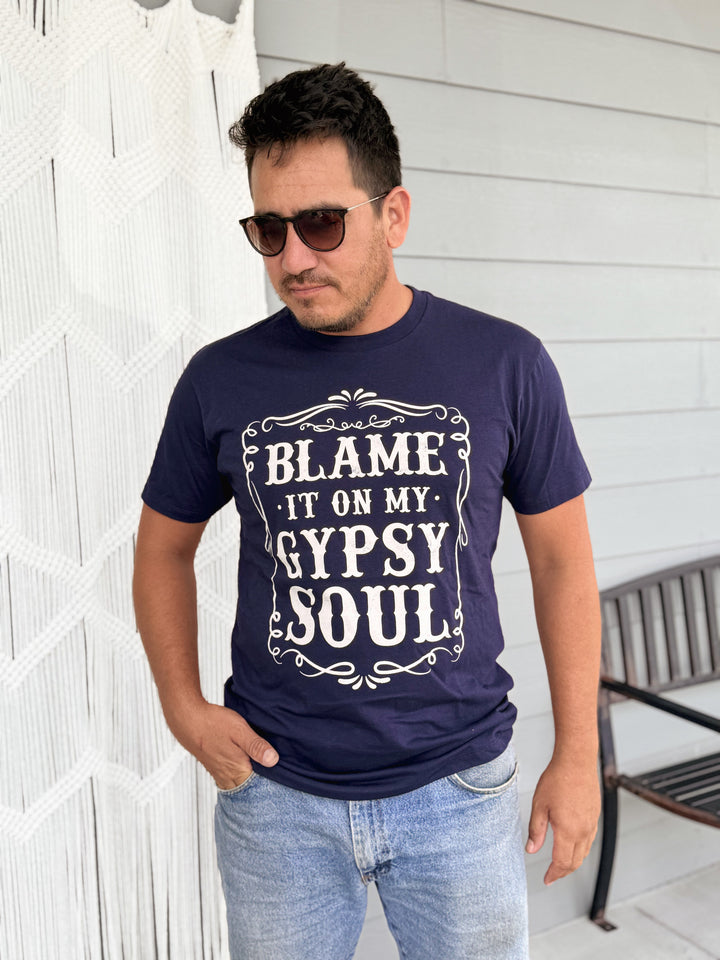 Blame It On My Gypsy Soul Graphic Top