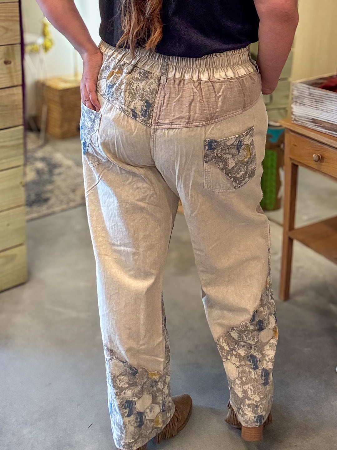 Patchwork Lilac Pants