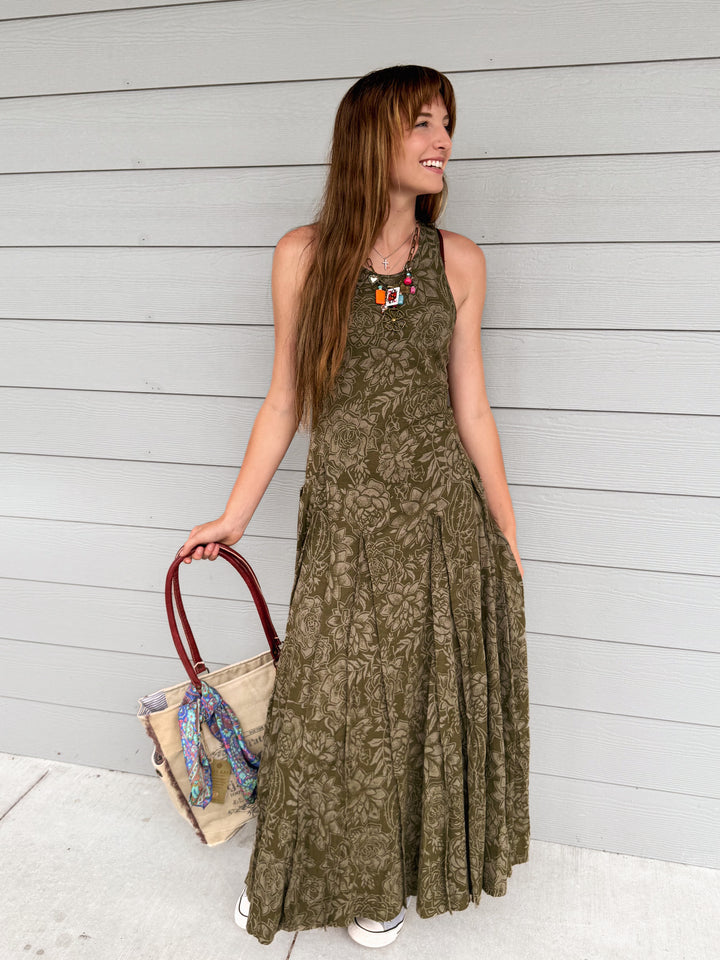 Cactus Garden Maxi Dress