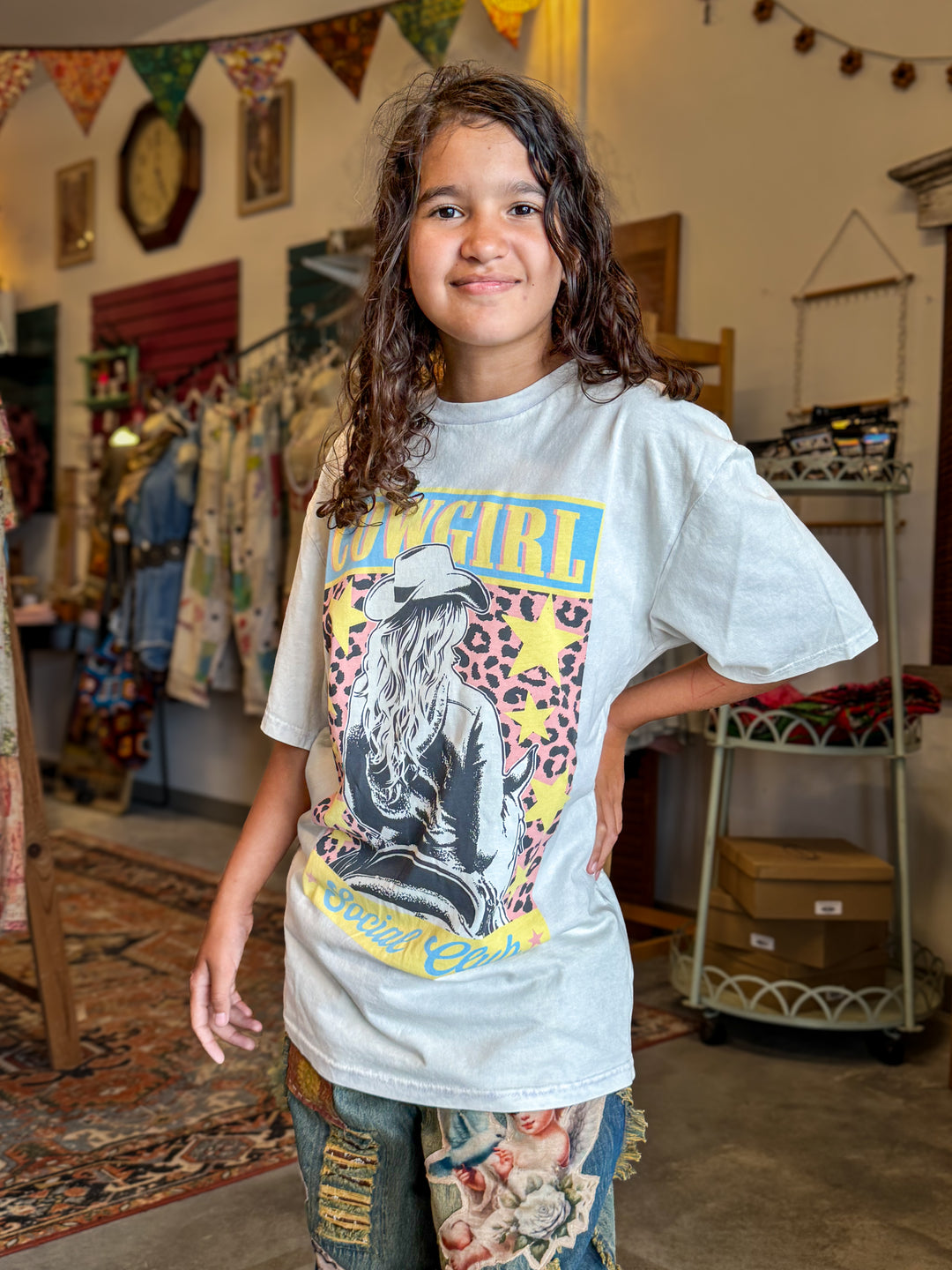 Cowgirl Social Club Graphic Top