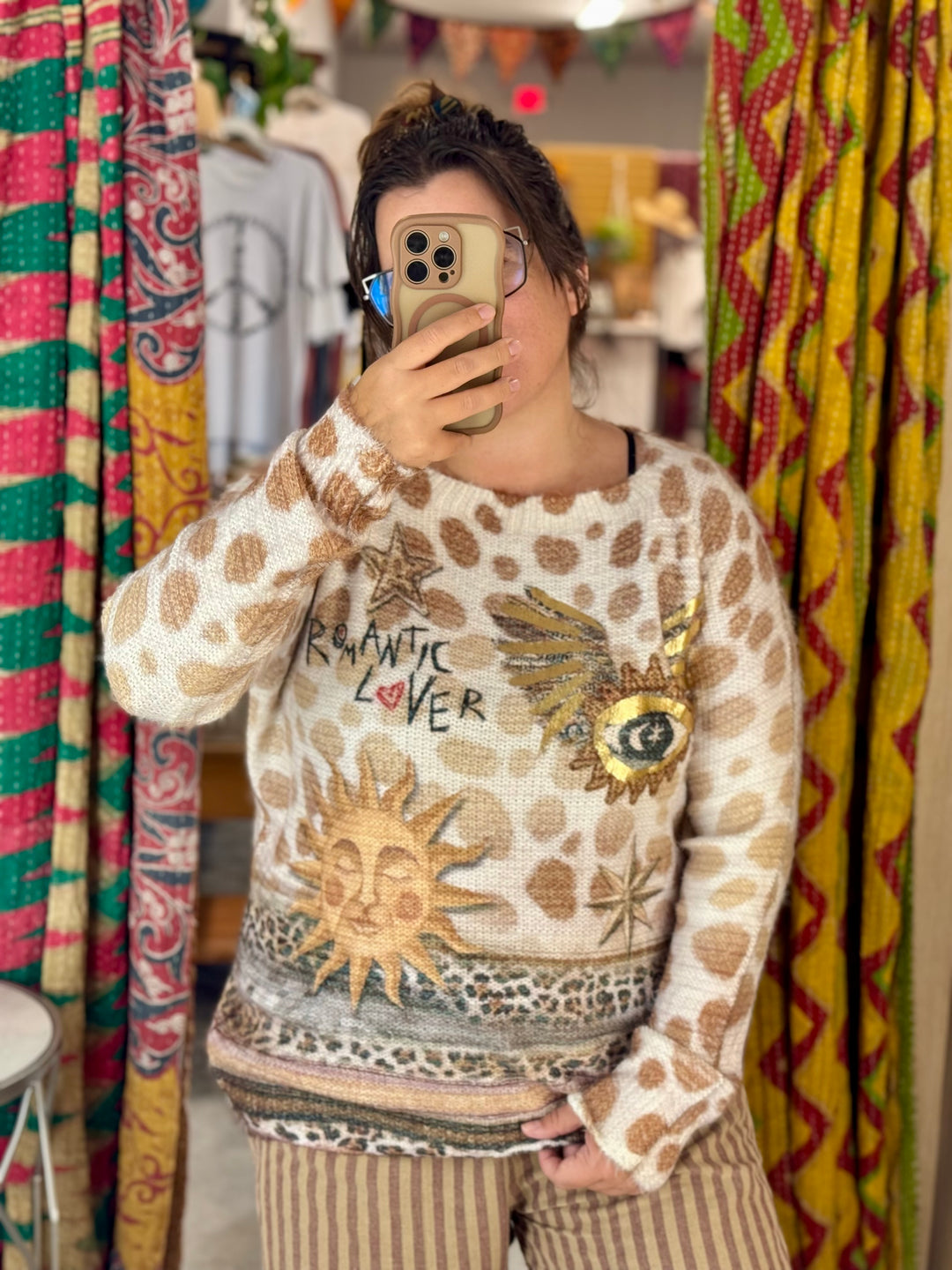 Cheetah “Romantic Lover” Sweater