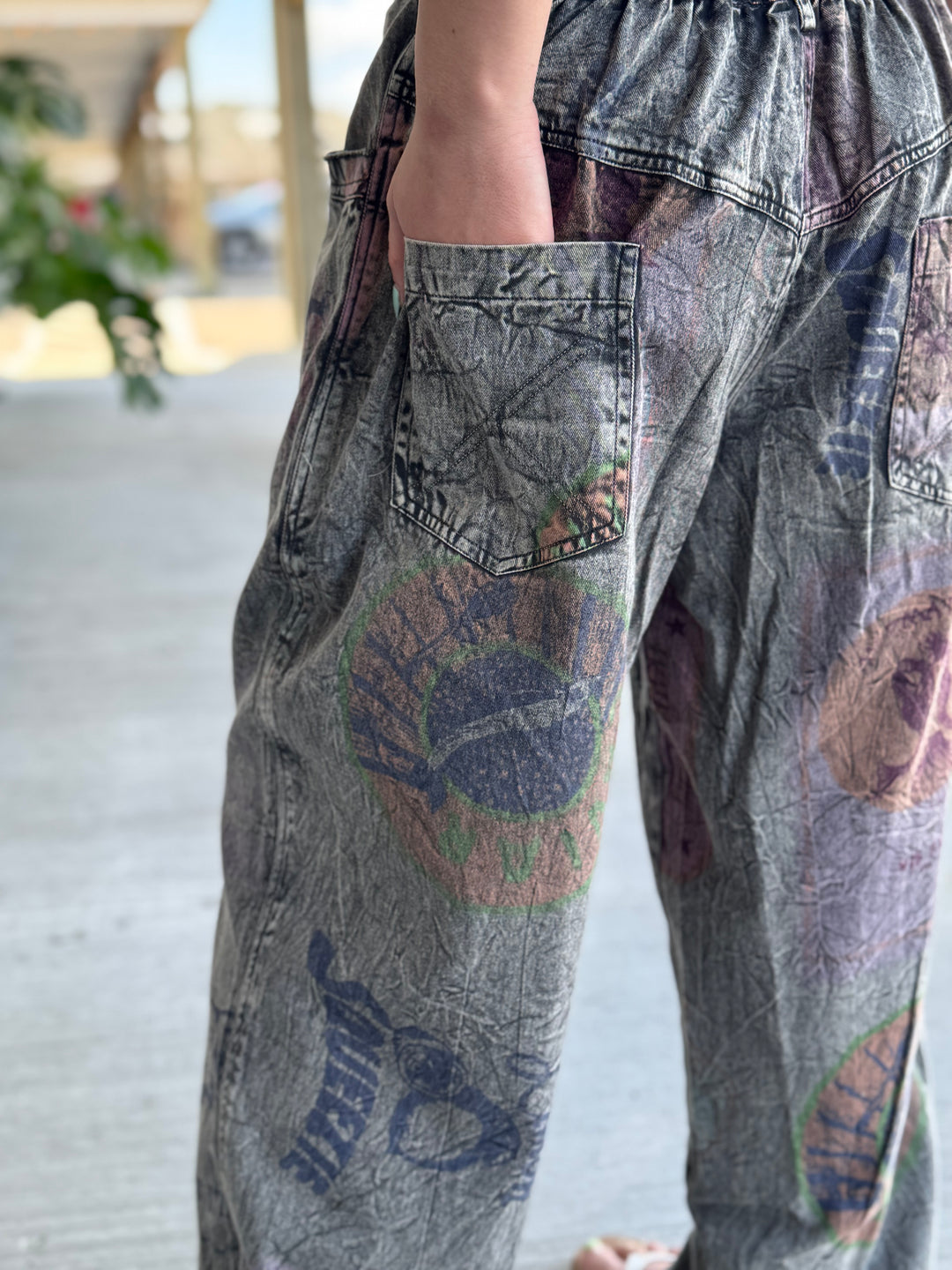 Seaside Printed Pants - Paper Lace