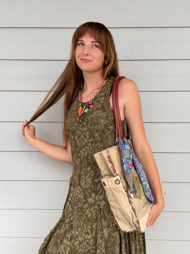 Cactus Garden Maxi Dress