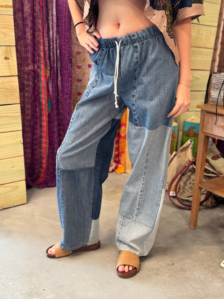 Denim Eco Pants - S/M
