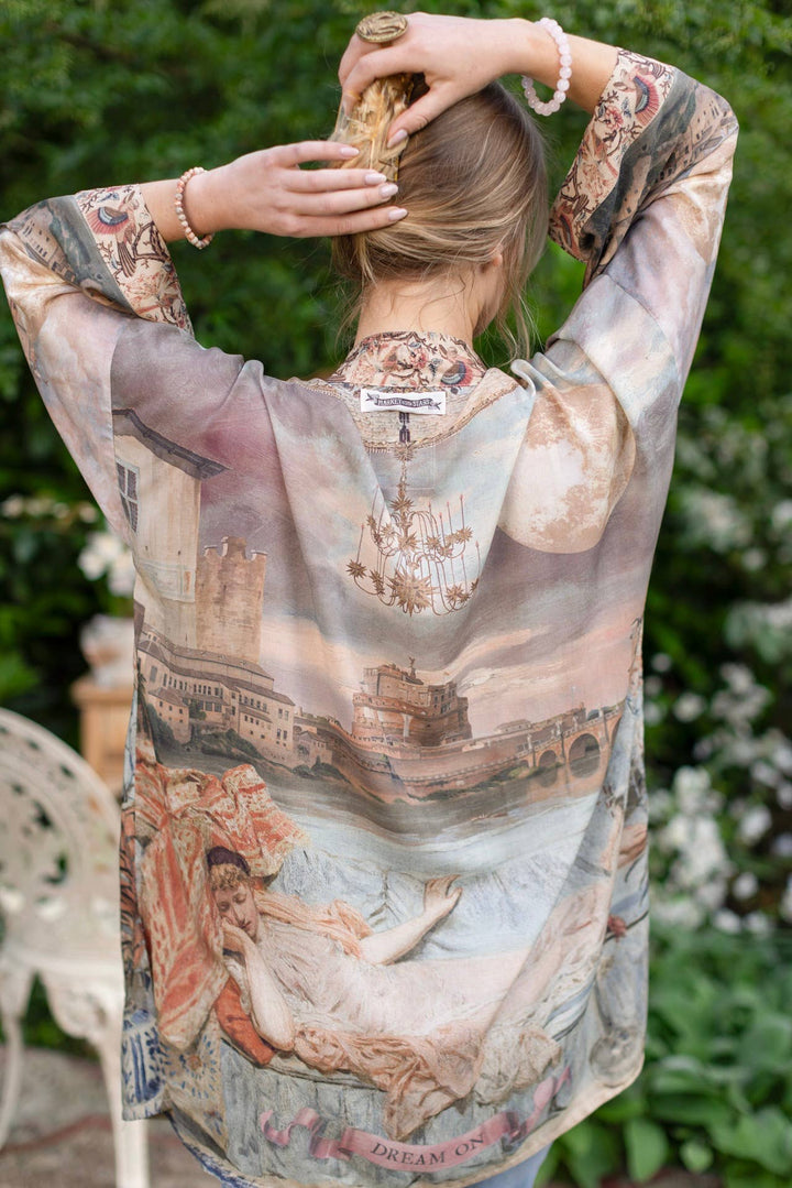 Imaginarium Matinée Duster Kimono w/ Moon mid-length
