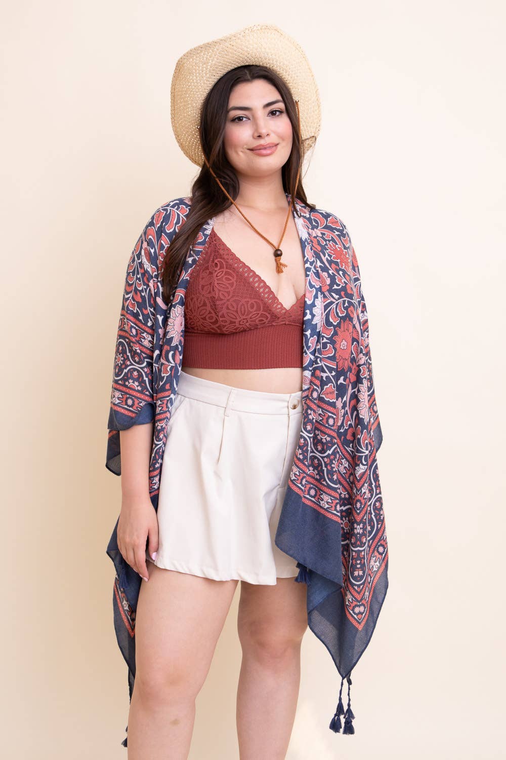 Touch of Morroco Tapestry Tassel Kimono