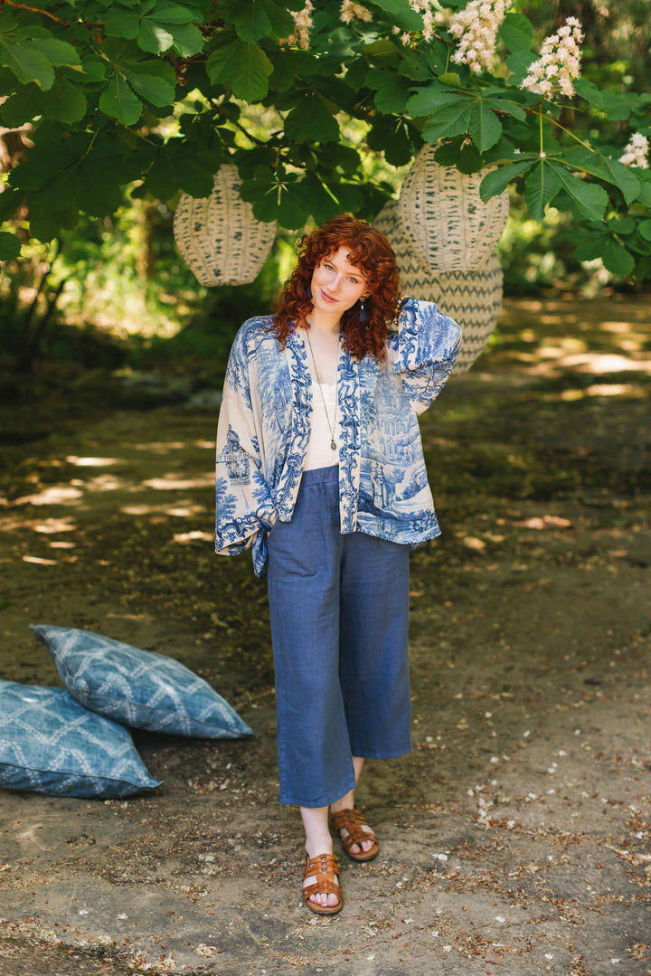 Let The Light In Pixie Duster Bamboo Cropped Kimono