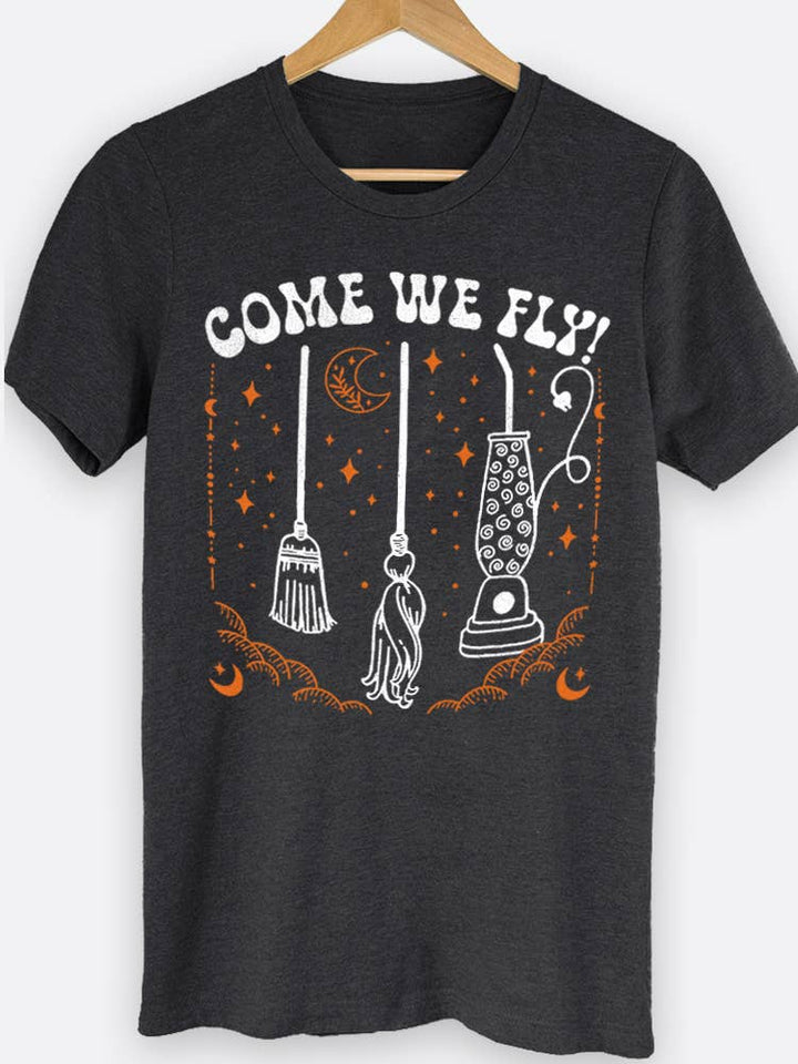 Come We Fly Hocus Pocus Sandersons Movie Graphic Tee Shirt