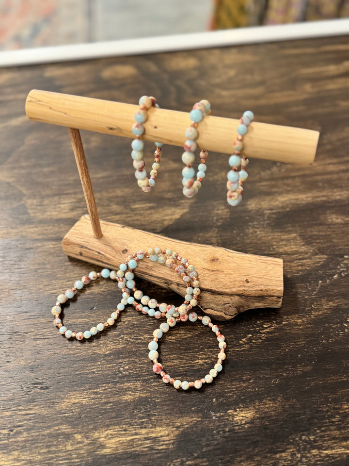 Sea Sediment Gemstone Bracelet