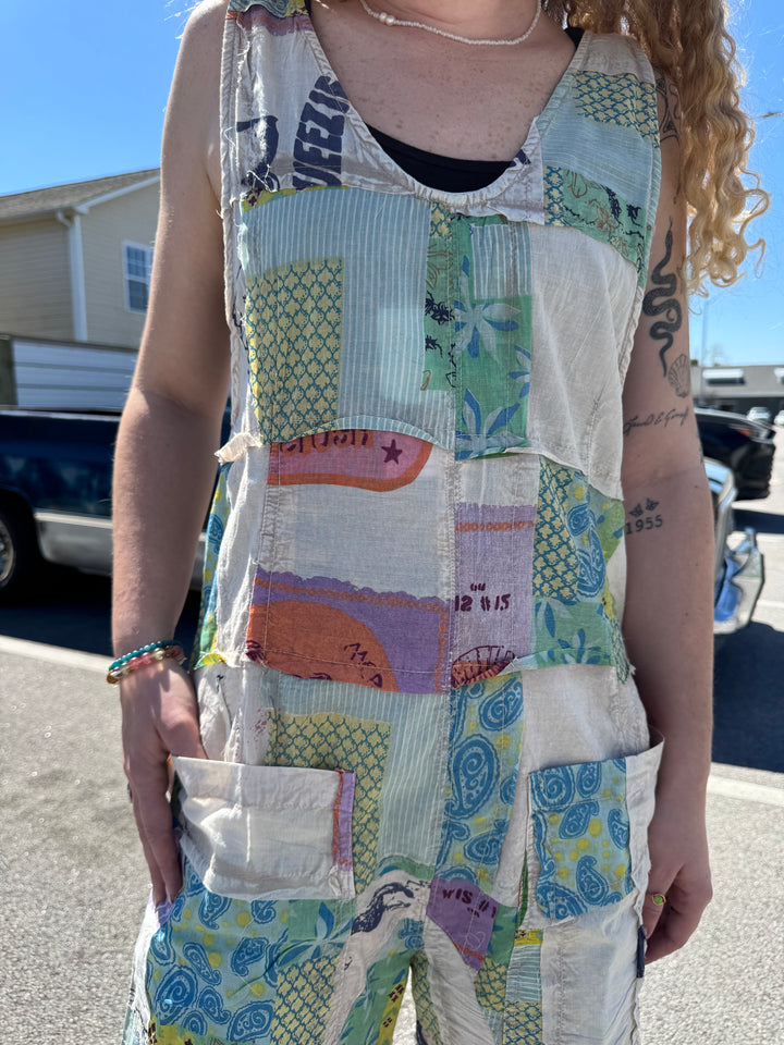 Seaside Patchwork Romper - Paper Lace
