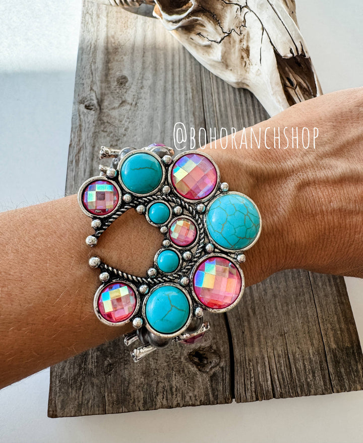 Cosmic Western Squash Blossom Bracelet