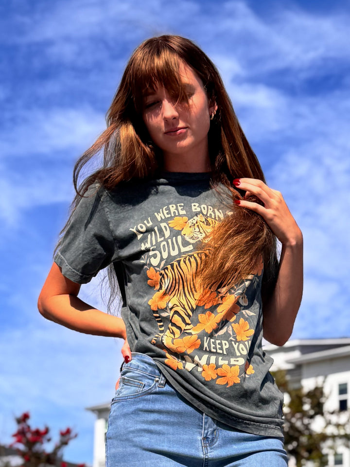 Wild Soul Tiger Graphic Top
