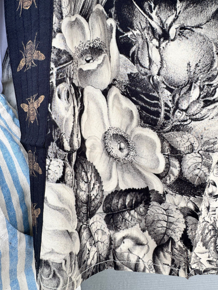 Honey &amp; The Moon Pixie Duster Crop Kimono w/ Florals &amp; Bees