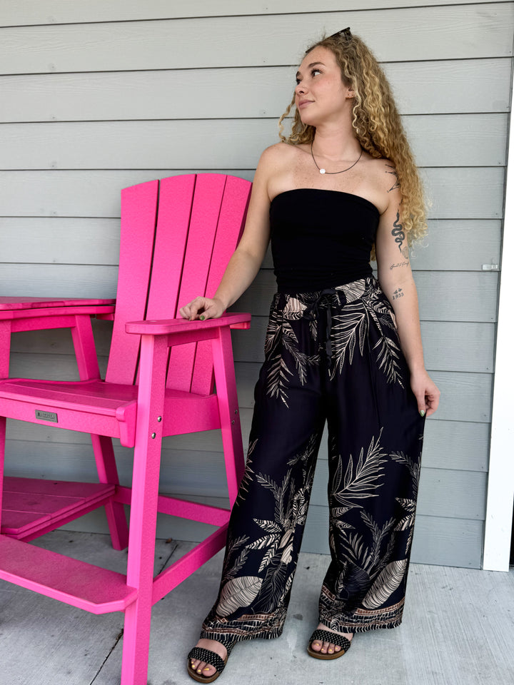 Leaf Printed Pants