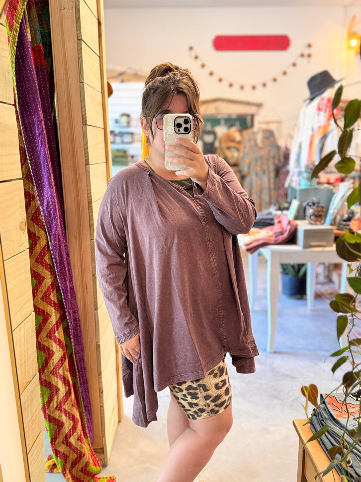 A-line Flare Top with pockets