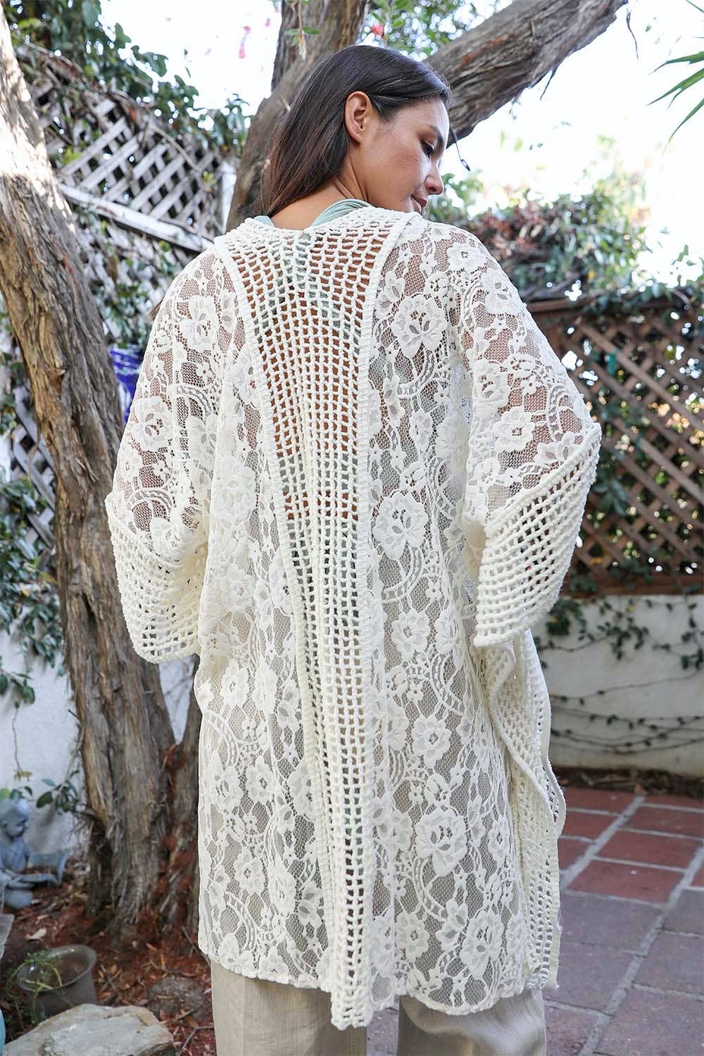 Floral Pattern Kimono
