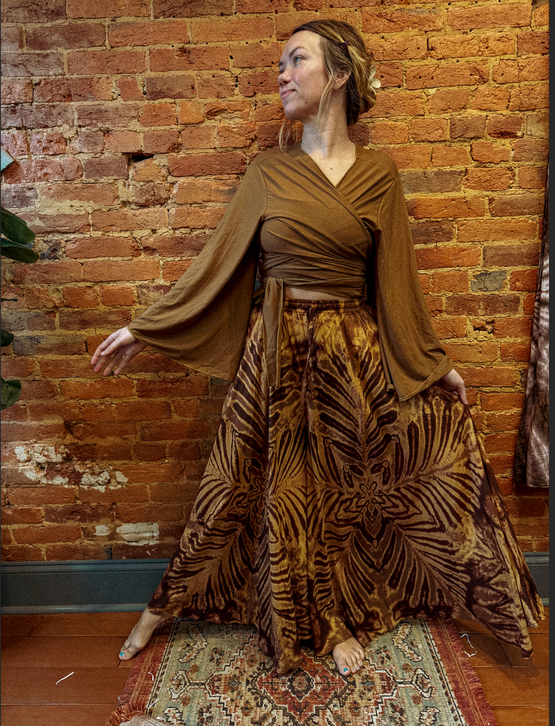 Hand Dyed Palazzo Pants
