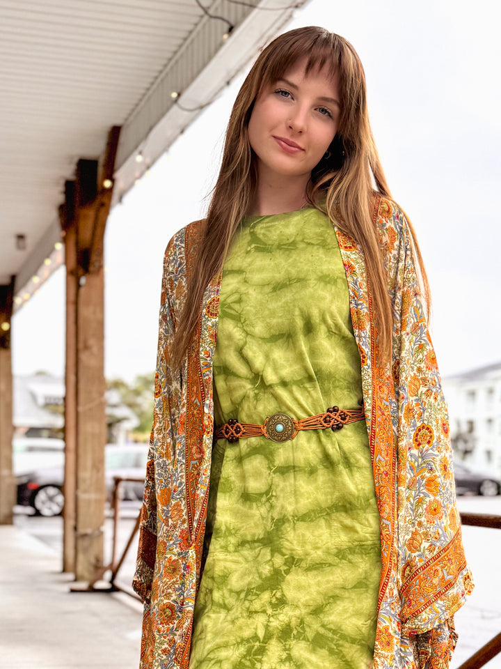 Reverie - Silk Long Maxi Kimono