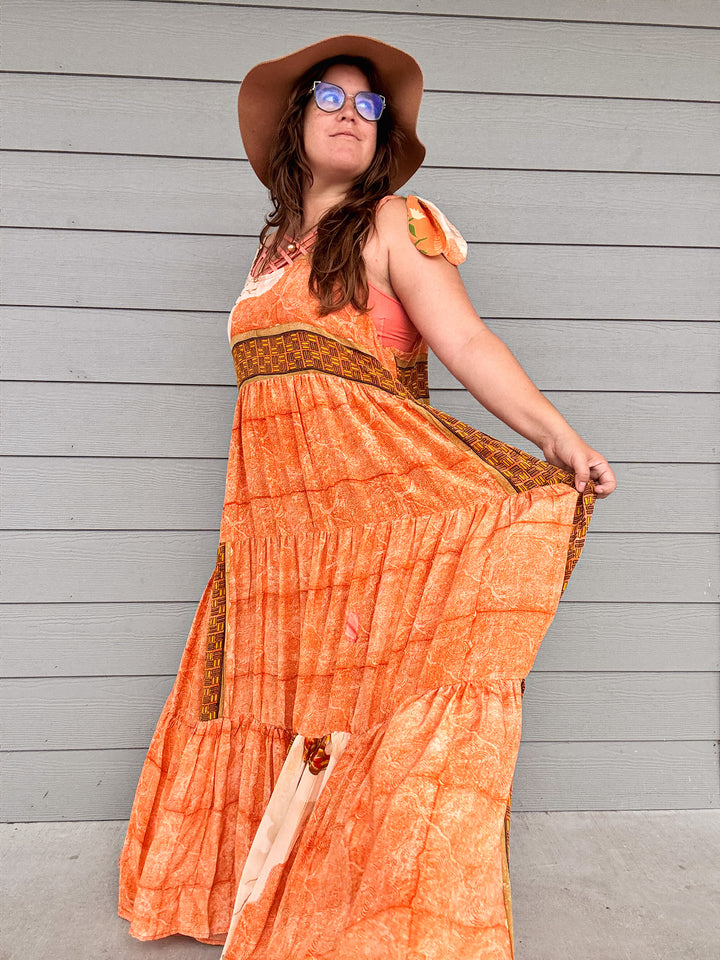 The Good - Celeste Maxi Dress OOAK