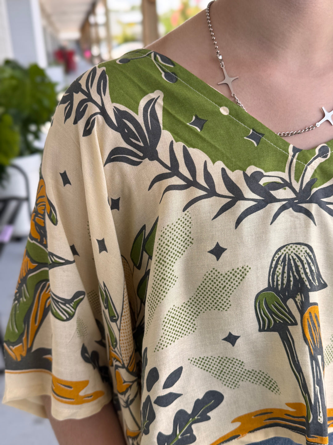 Mushroom Scarf Top