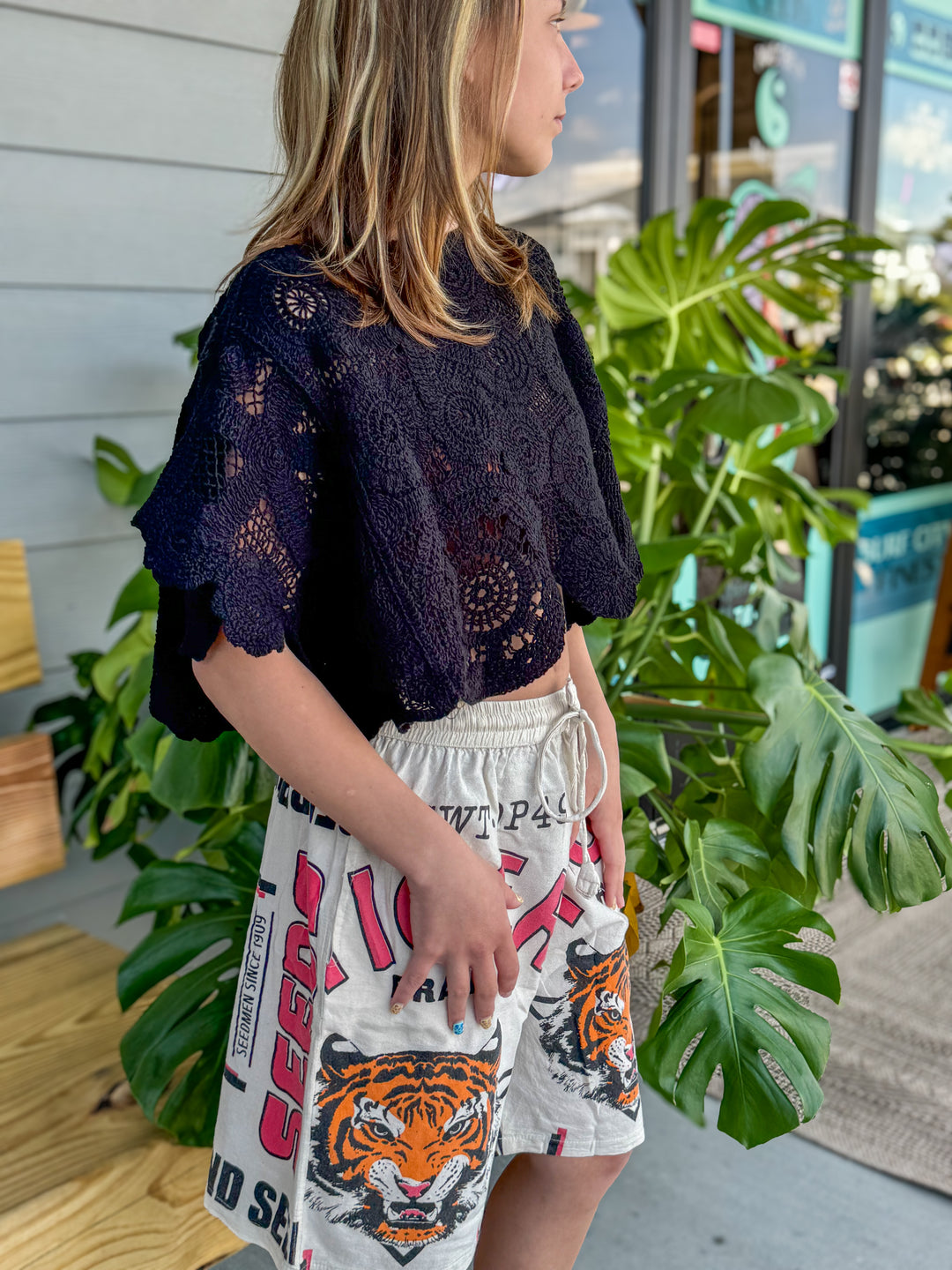 Tiger Cotton Shorts