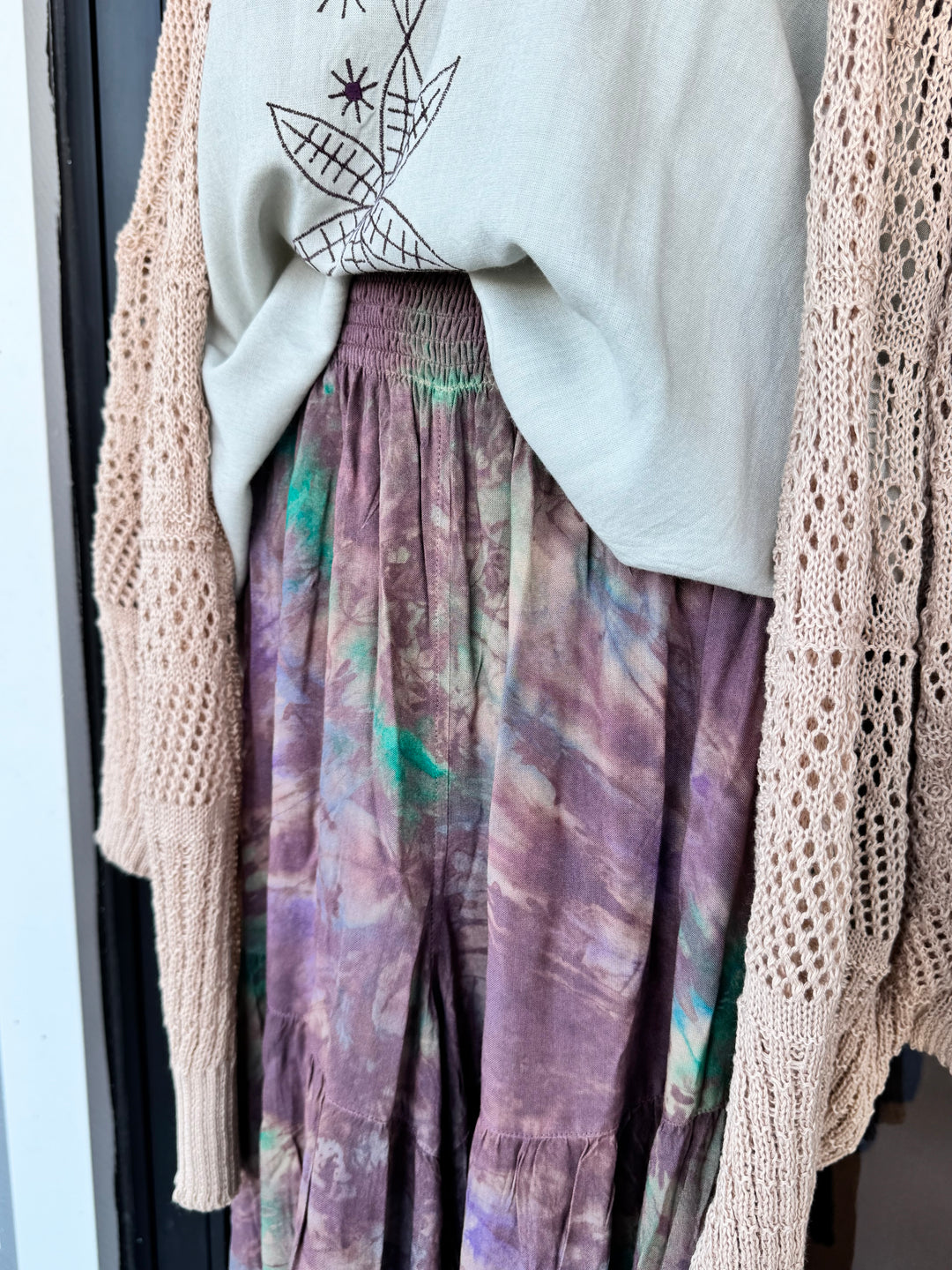 Tiered Tie Dye Pants