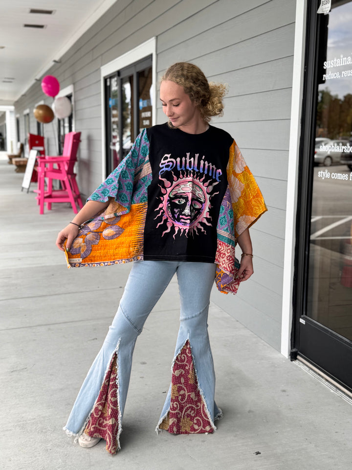 Sublime - Kantha Patchwork Poncho Top OOAK