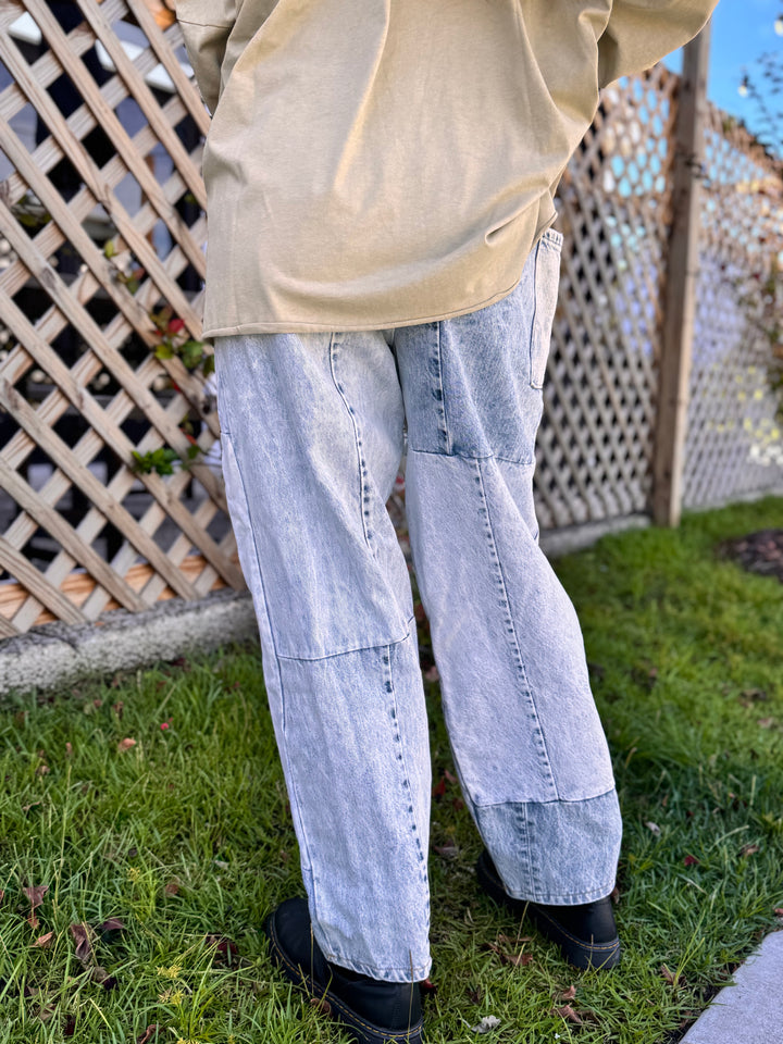 Denim Eco Pants - L