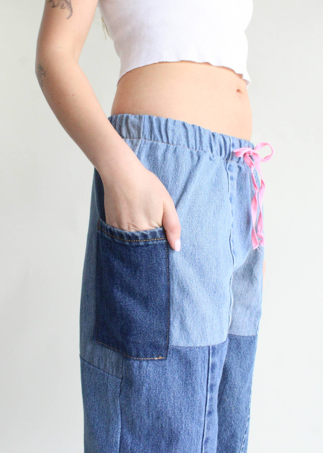 Denim Eco Pants - S/M