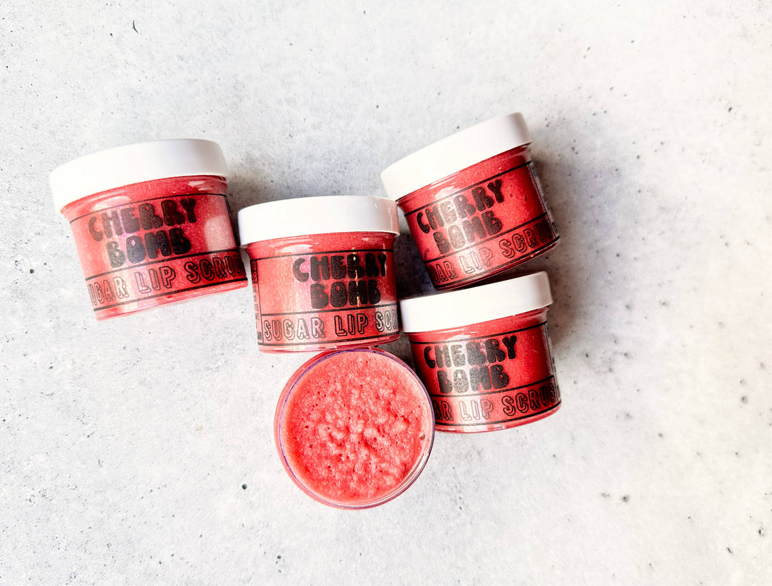 Cherry Bomb | Vegan Lip Scrub | Cruelty Free Skincare