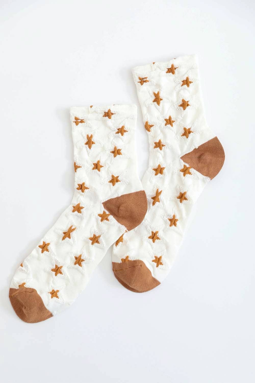 Eco-Friendly Star Design Organic Socks