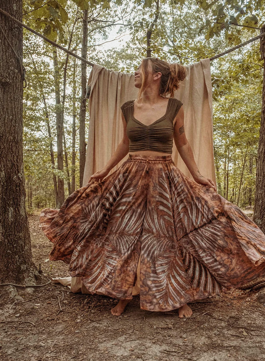 Hand Dyed Palazzo Pants