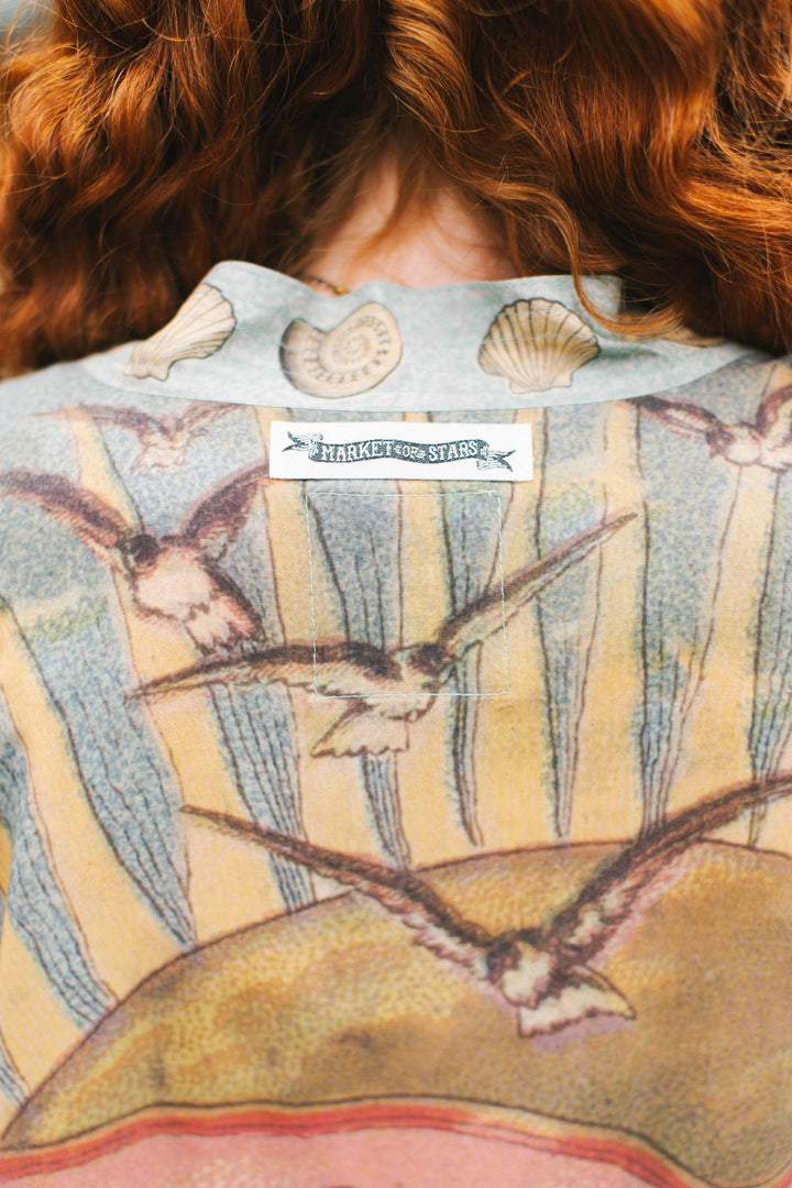 Sunrise Lands Matinée Duster Kimono