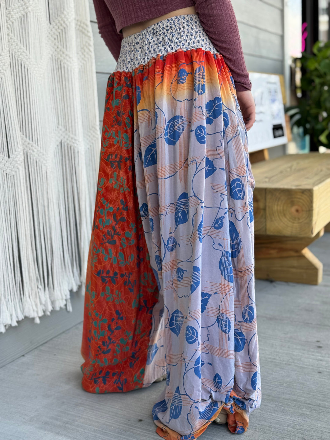 Sunset - Duality Synergy Side Slit Pants OOAK