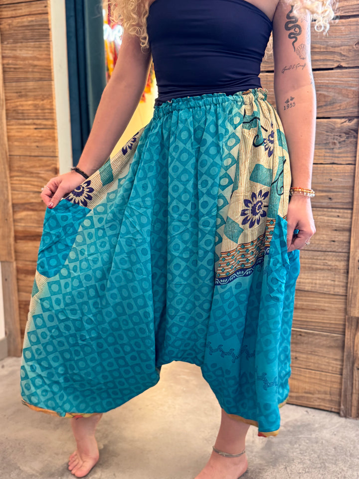 Beach Party - Silk Karma Culottes OOAK