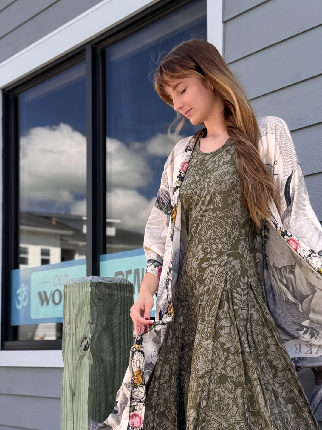 Take My Hand Bamboo Opera Duster Robe