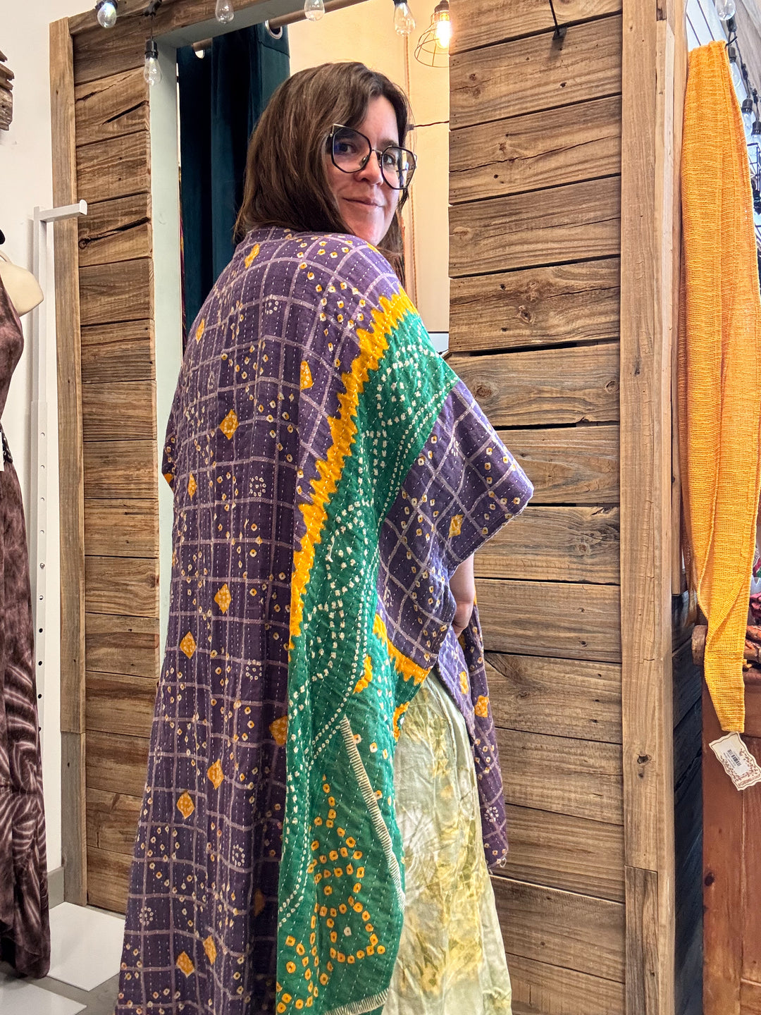 Peaceful - Kantha Ruana OOAK