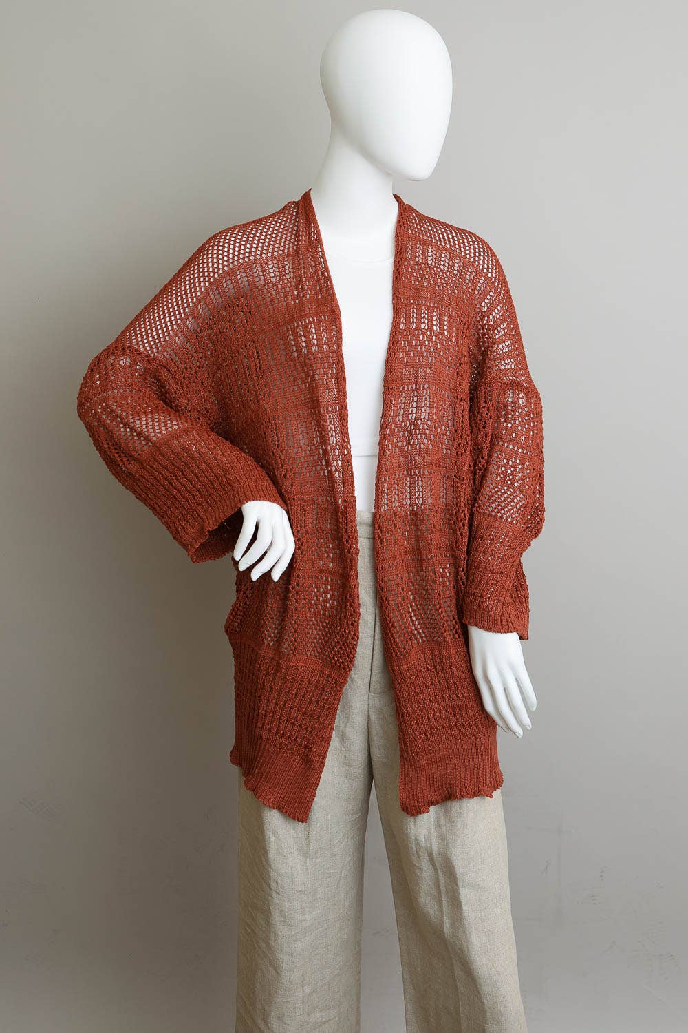 Soft Textured All-Season Cardigan | Elegant Knit Cover-Up