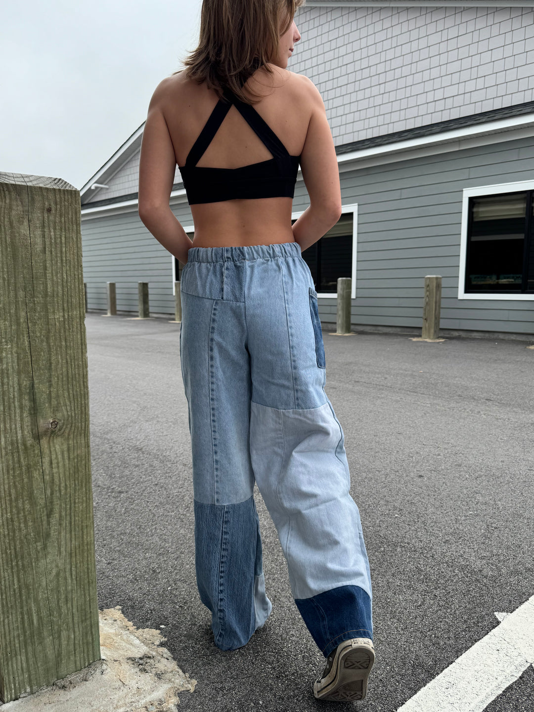 Denim Eco Pants - S/M