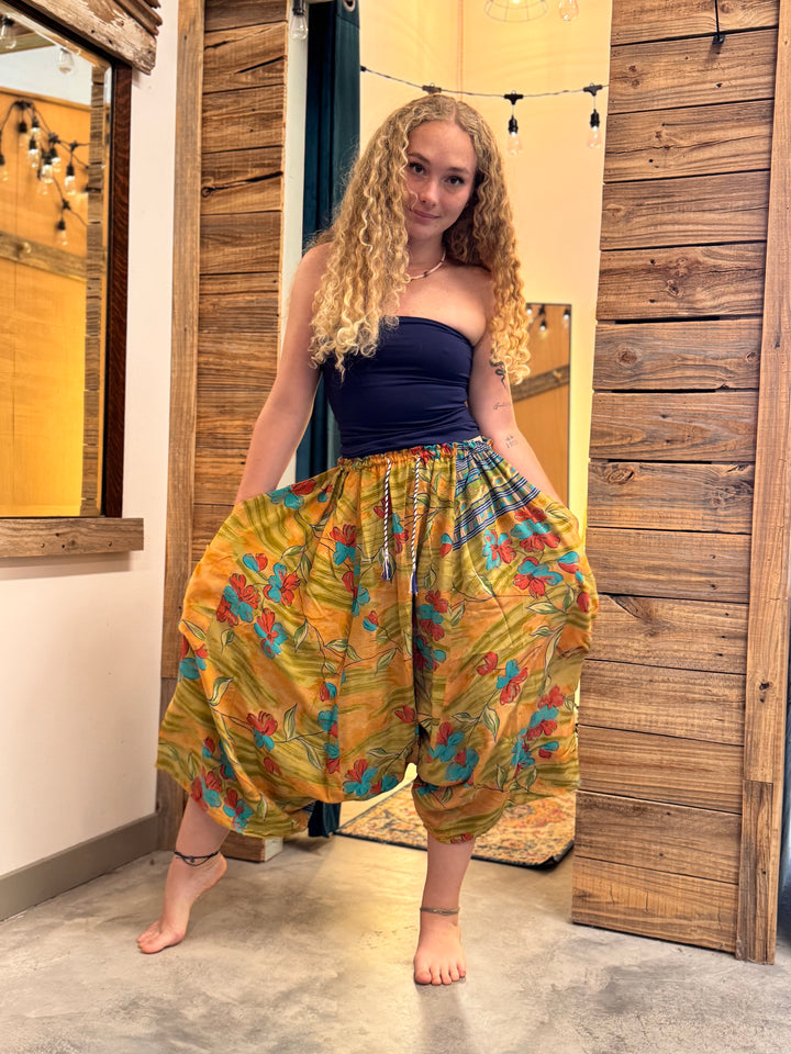 Beach Party - Silk Karma Culottes OOAK