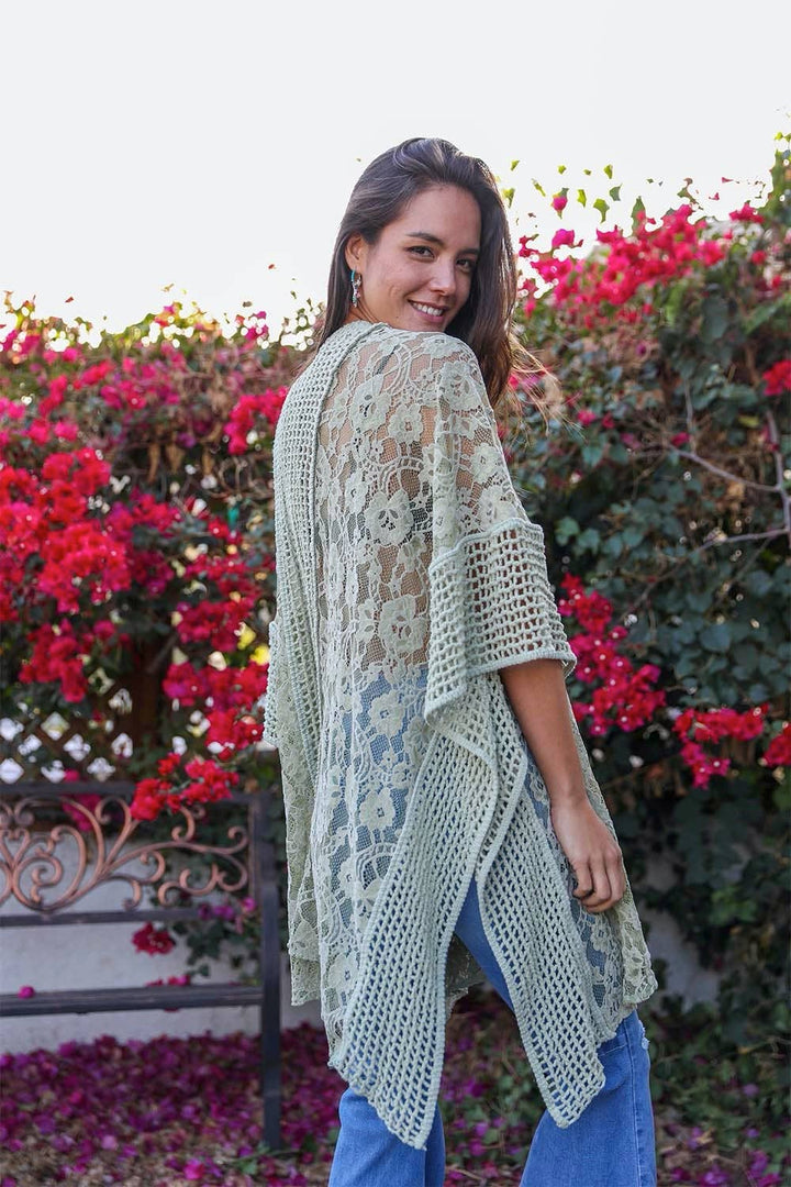 Floral Pattern Kimono