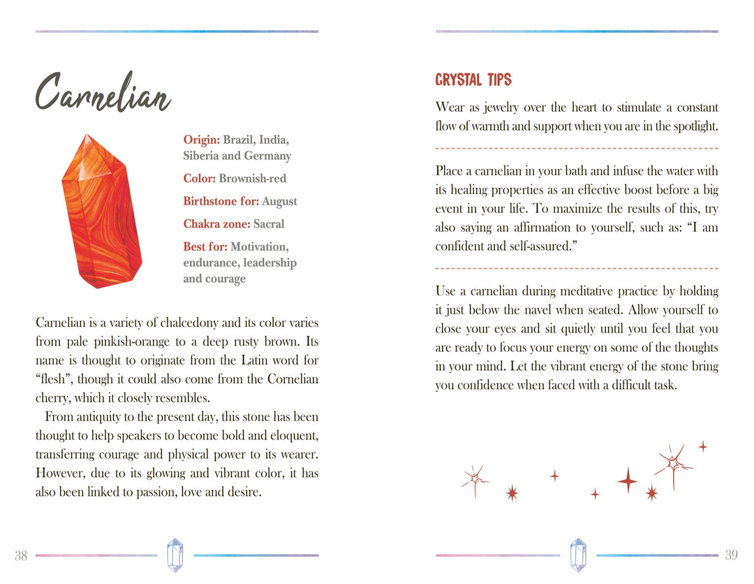 Little Book of Crystals (Hardcover, Gift)