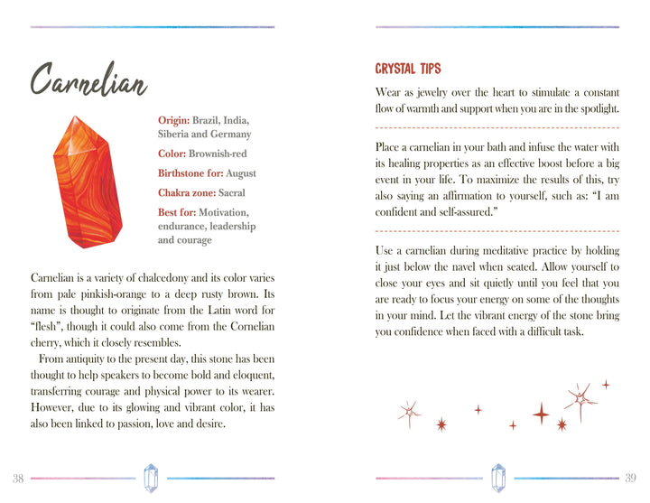 Little Book of Crystals (Hardcover, Gift)