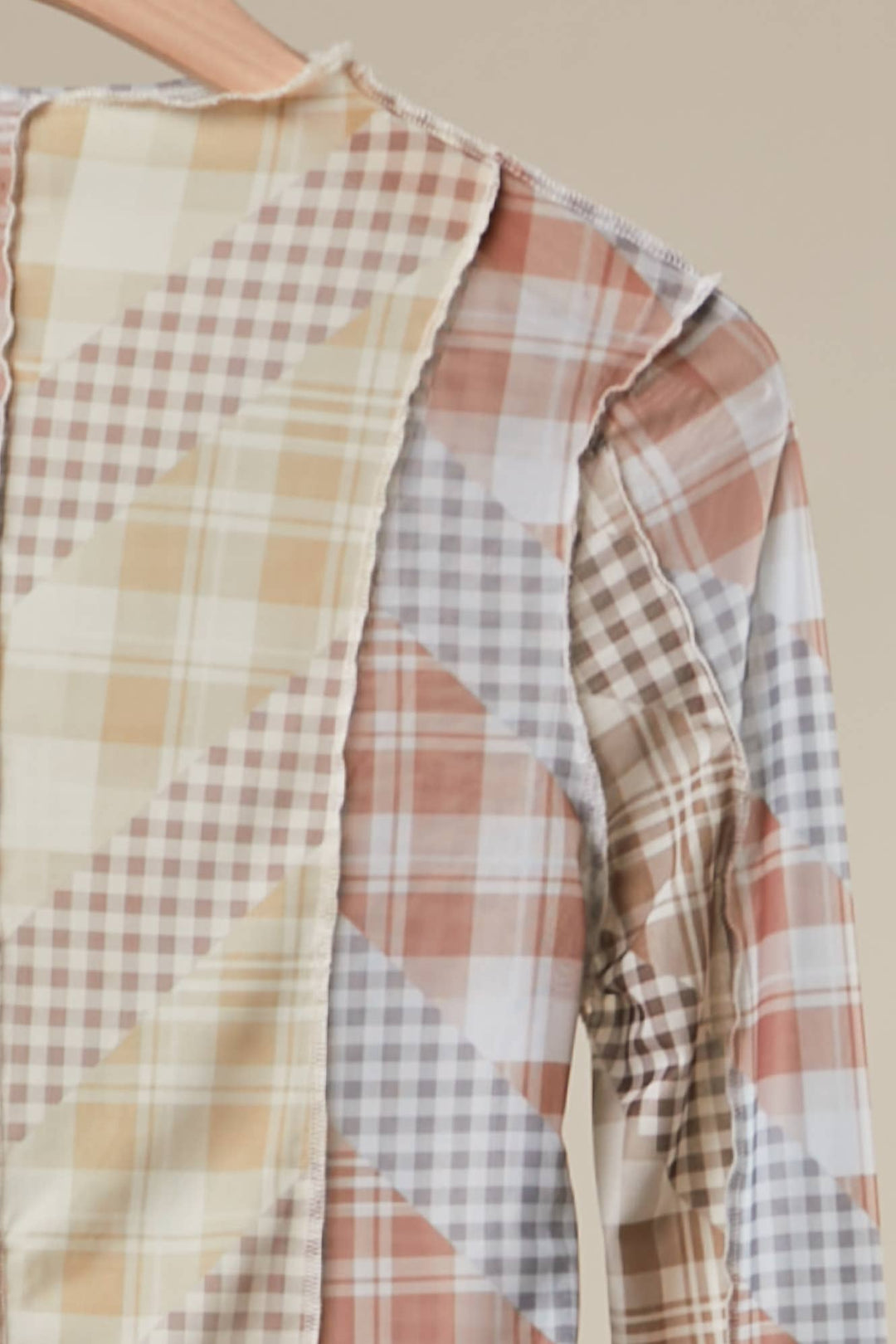 Checker Mix Mesh Top