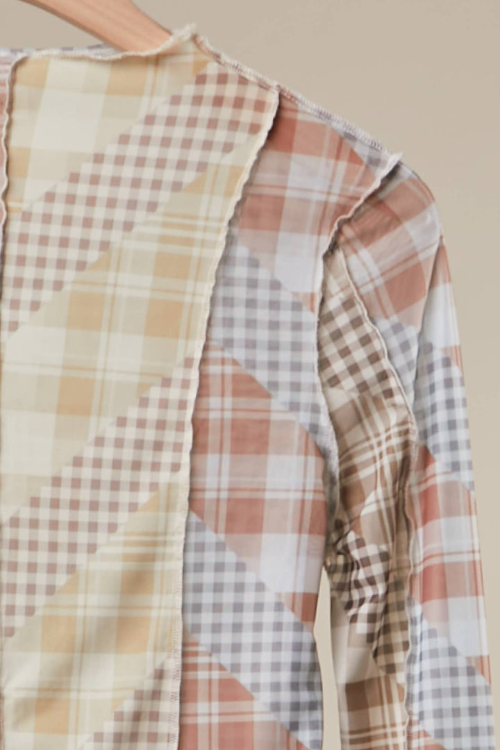 Checker Mix Mesh Top